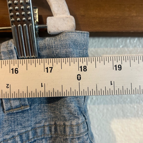 Riveted By Lee Cargo Jean Shorts Blue Denim USA Made Womens Size 18 (1328) - Picture 5 of 6